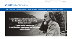 Desktop Screenshot of churchleadership.org