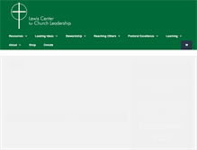 Tablet Screenshot of churchleadership.com